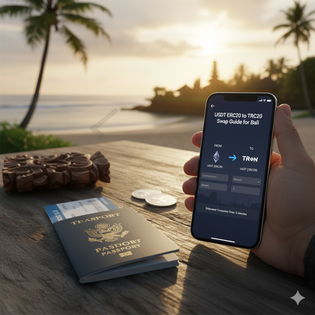 USDT ERC20 to TRC20 Swap Guide for Bali usdt-erc20