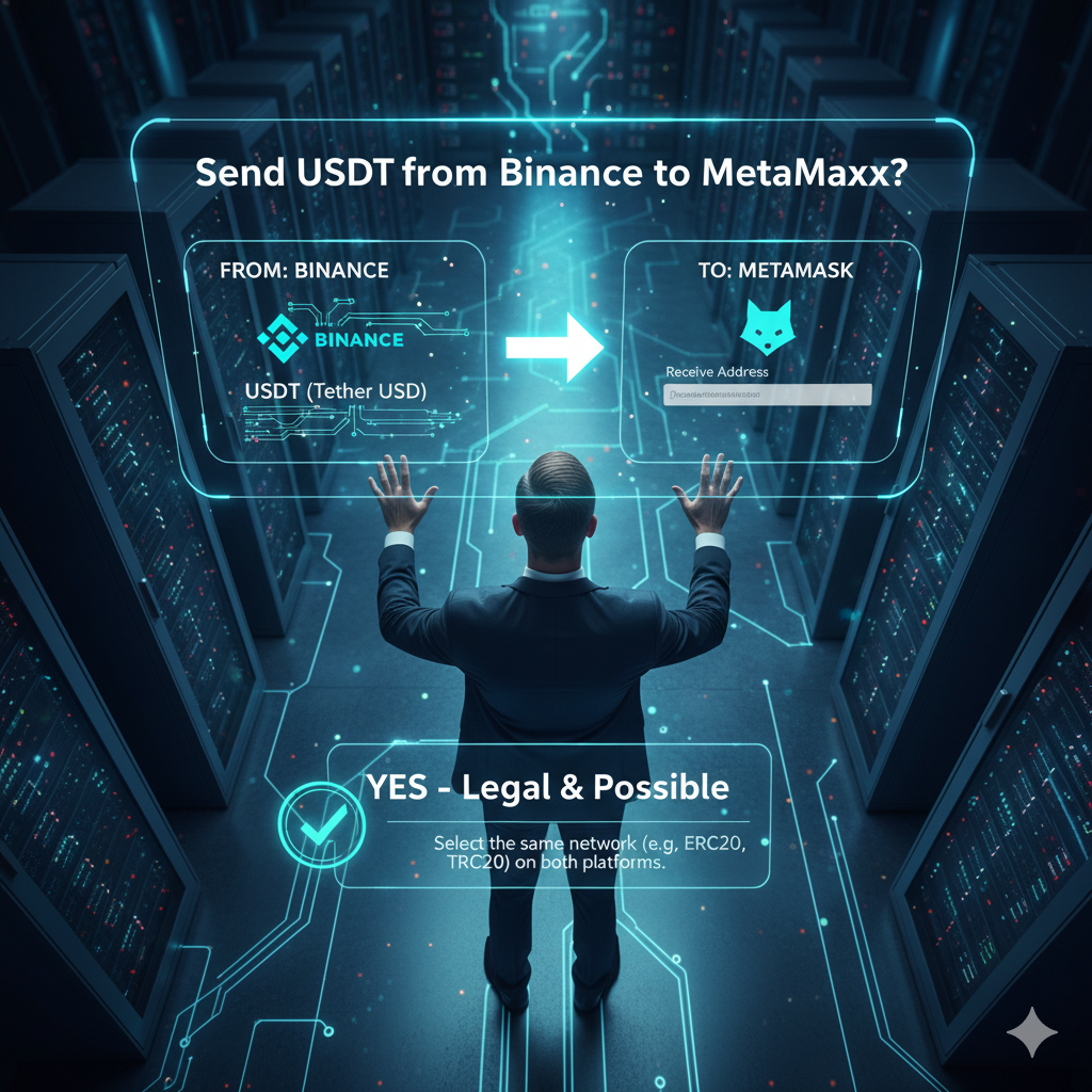 Send USDT from Binance to MetaMask? binance to metamask