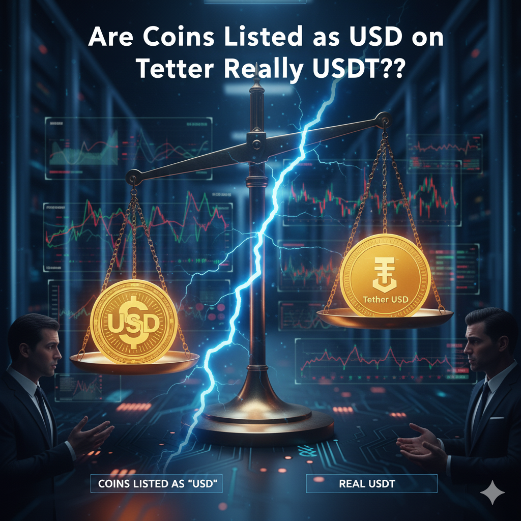 Are Coins Listed as USD on Tether Really USDT? Are Coins Listed as USD on Tether Really USDT